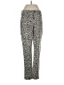 Nine West Animal Print Silver Casual Pants Size 4 - photo 1