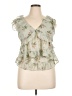 Trixxi 100% Polyester Green Sleeveless Blouse Size XL - photo 1