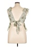 Trixxi 100% Polyester Green Sleeveless Blouse Size XL - photo 2