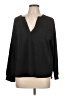 H&M Conscious Black Long Sleeve Blouse Size 12 - photo 1