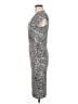 H&M Polka Dots Silver Cocktail Dress Size M - photo 5