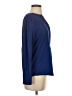 Joe Fresh 100% Rayon Blue Long Sleeve Blouse Size S - photo 4