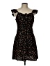 Shein 100% Polyester Hearts Black Casual Dress Size L - photo 1