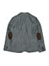 H&M 100% Cotton Chevron-herringbone Gray Blue Blazer Size 7 - photo 2