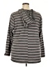 LIVI Stripes Gray Long Sleeve Henley Size 18 Plus - photo 2