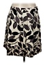 BCBGMAXAZRIA Print Gray Silk Skirt Size 8 - photo 1