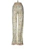 Unbranded 100% Rayon Polka Dots Yellow Casual Pants Size M - photo 2