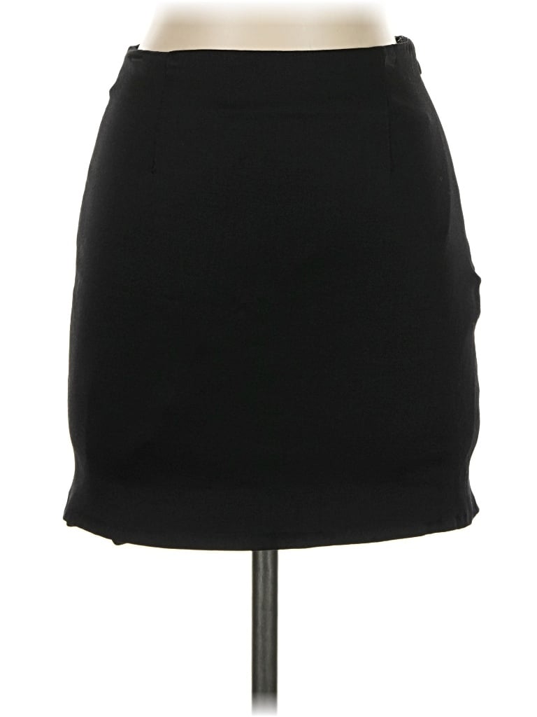 Pre-owned Fame And Partners Casual Skirt In Black