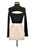 Fashion Nova Black Long Sleeve Top Size M - photo 1