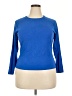 abacus Blue 3/4 Sleeve Top Size 2X - photo 1