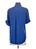 Equipment 100% Silk Blue Short Sleeve Silk Top Size S - photo 2