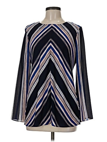 Ruff Hewn Long Sleeve Blouse (view 1)
