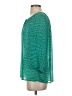 Banana Republic 100% Polyester Teal 3/4 Sleeve Blouse Size S - photo 5