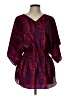 Devlin 100% Polyester Red 3/4 Sleeve Blouse Size L - photo 1
