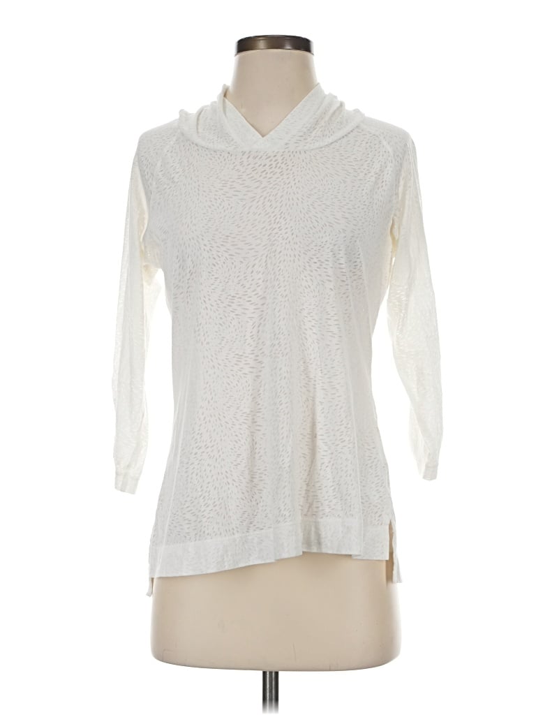 Pre-owned Columbia Pullover Sweater In White
