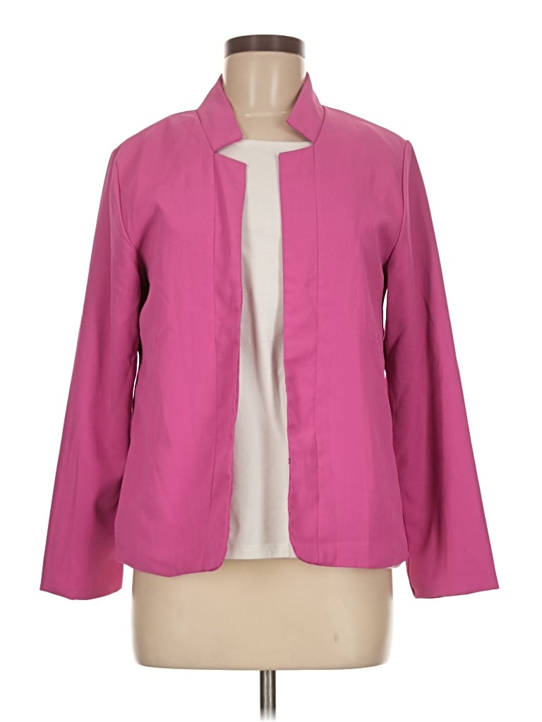 Pre-owned Unbranded Blazer Jacket In Pink