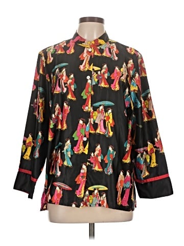 Natori Long Sleeve Blouse (view 1)