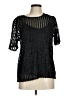 Vero Moda 100% Polyester Black Short Sleeve Top Size M - photo 1
