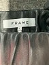 FRAME 100% Leather Black Leather Skirt Size L - photo 5
