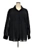 Travelsmith Black Long Sleeve Blouse Size 2X - photo 1