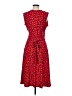 Leota Hearts Red Casual Dress Size M - photo 2