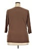 DressBarn Brown 3/4 Sleeve Top Size 2X - photo 2