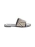 Just Fab Gray Tan Sandals Size 7 - photo 1