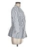 Boston Proper 100% Polyester Stripes White Blazer Size M - photo 4