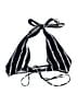Assorted Brands Stripes Black Swimsuit Top Size L - photo 1