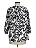 Zara Silver 3/4 Sleeve Blouse Size M - photo 2