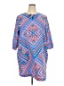 Coolibar 100% Polyester Print Blue Casual Dress Size XXL - photo 1
