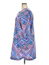 Coolibar 100% Polyester Print Blue Casual Dress Size XXL - photo 5