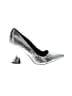 Katy Perry Metallic Silver Heels Size 8 1/2 - photo 1