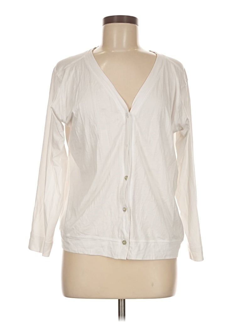 Pre-owned Nally & Millie 3/4 Sleeve Blouse In Ivory