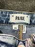 Paige 100% Viscose Hearts Blue Jeans Size 26 waist - photo 4