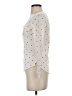 Plush Polka Dots White Pullover Sweater Size S - photo 5