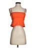 Zara 100% Polyester Orange Sleeveless Top Size S - photo 1