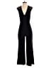 Halston Heritage Solid Black Jumpsuit Size 0 - photo 1