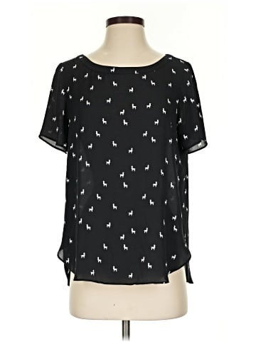 Banana Republic Factory Store Short Sleeve Blouse (view 1)