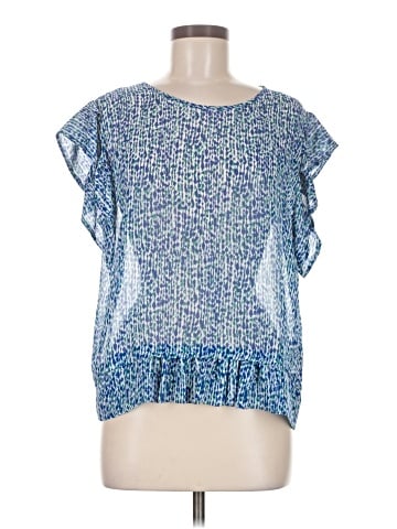 DKNY Short Sleeve Blouse (view 1)