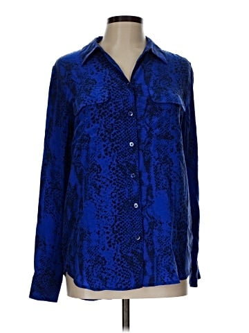 Equipment Long Sleeve Blouse (view 1)