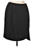 DKNY 100% Rayon Solid Gray Formal Skirt Size 10 - photo 1