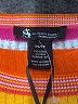 Alison Sheri 100% Cotton Stripes Orange Pullover Sweater Size XS - photo 7