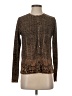 Rafael 100% Polyester Brown Cardigan Size S - photo 1