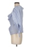 BCBGMAXAZRIA 100% Cotton Blue 3/4 Sleeve Blouse Size M - photo 5