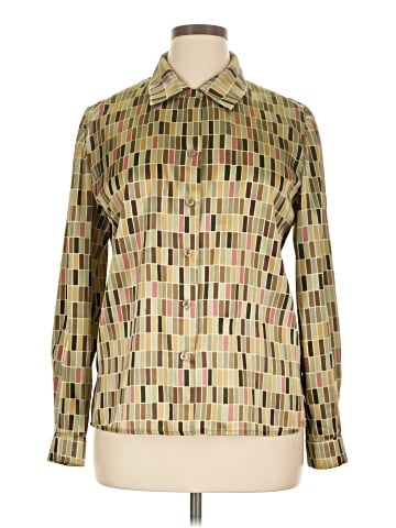 Leslie Fay Long Sleeve Blouse (view 1)