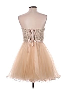 yellow a line dress Lady Black Tie - Kimberly Gown - Chiffon A-line Dress With Scarf