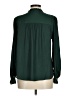 Ann Taylor LOFT 100% Polyester Green Long Sleeve Blouse Size M - photo 2