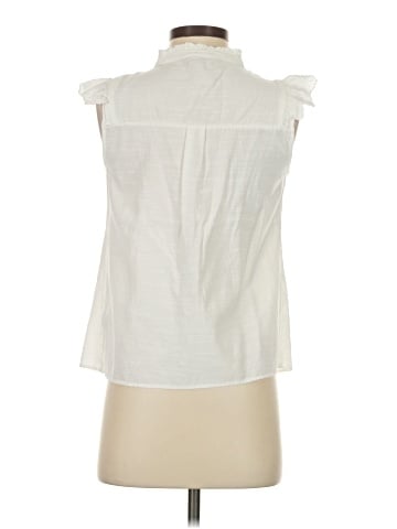 LC Lauren Conrad Sleeveless Button-Down Shirt (view 2)