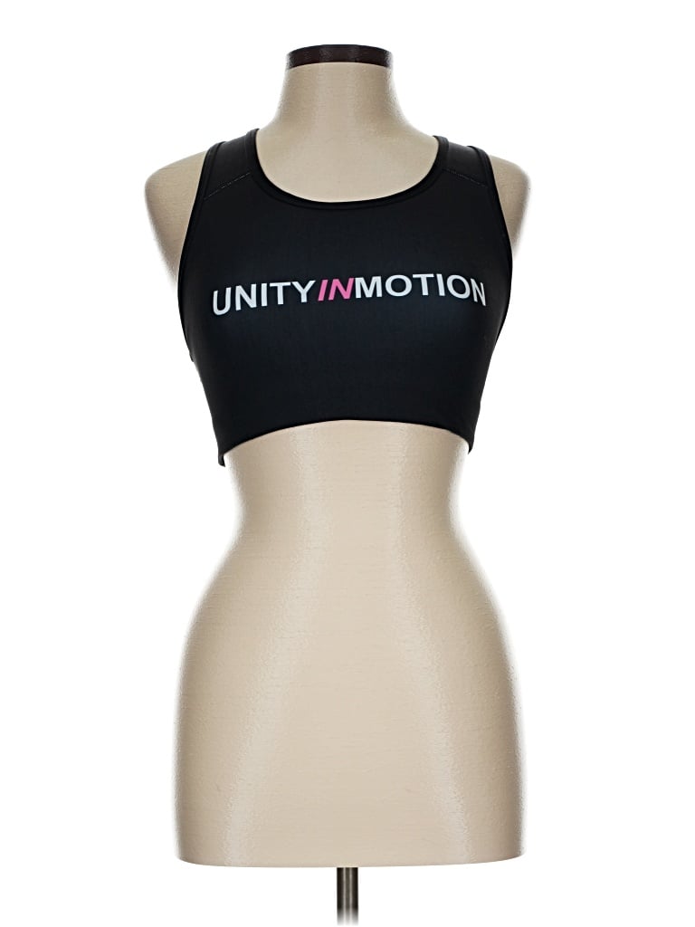 Pre-owned Assorted Brands Sports Bra In Black